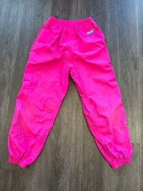 Splashy (6-7) Pink Spring Splash Pants with Reflective Strip